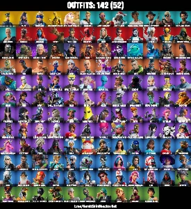 Conta Fortnite 142 Skins, Com Minty, Neo Versa, Glow E Muito