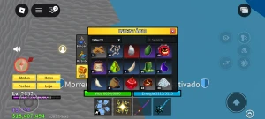 Vendo conta de Blox fruits - Roblox