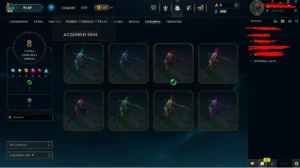 Conta LoL Plat3 Flex Prata2 Soloq, skins EA EM  main kalista - League of Legends