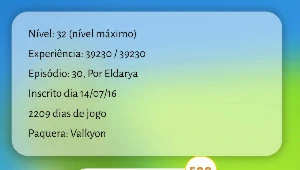 Conta no jogo Eldarya
