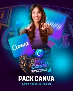 Pack com Mais de 3.000 Artes Editáveis para Canva