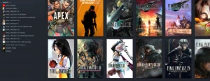 Conta Steam Focada em Final Fantasy e Apex