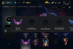 Conta LoL Rank Elo Mestre Season Temporada 15