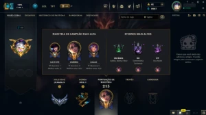 Nível 191, Prata Iv, 119 Champs E 36 Skins