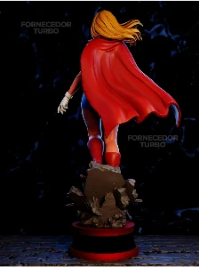 SuperGirl 3D - Arquivo .Stl Para Impressão 3D - Outros