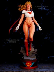 SuperGirl 3D - Arquivo .Stl Para Impressão 3D - Others