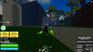 Conta com CDK, Dough despertada, Skull Guitar, fruta mítica - Roblox