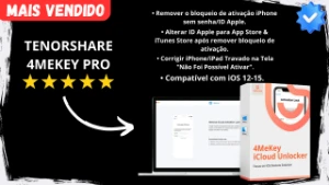 Desbloqueio Iphone - Tenorshare 4Mekey Pro 2023- Entrega Aut