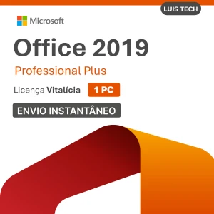 Office 2019 Professional Plus Chave Licença Vitalícia - Softwares e Licenças