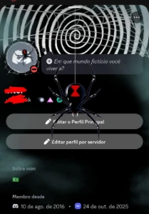 Conta Discord 2016 C/Pomelo Decoracoes