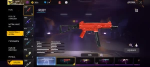 Conta free fire  rara