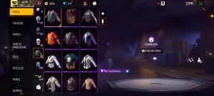 Conta free fire  rara