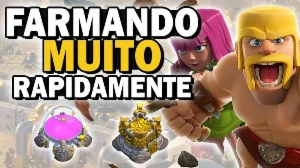 Farmo Até 40 Milhões Diários, Ouro, Elixir Clash Of clans