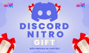 Discord Nitro Gaming Gift Mensal - Redes Sociais