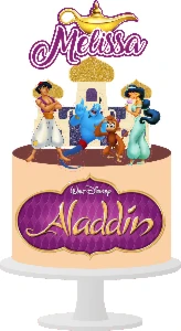 Arquivo De Corte - Topo De Bolo - Aladin - Outros