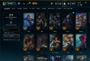 Ferro 3 com 50 Champs e 2 Skins + 12 Fragmentos - League of Legends LOL