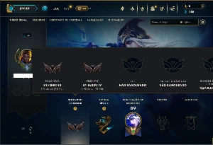 Ferro 3 com 50 Champs e 2 Skins + 12 Fragmentos