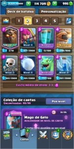 Conta level 11 1000gemas 11000moedas - Clash Royale