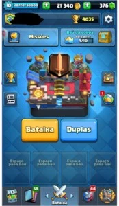 Conta level 10 (quase 11) - 4K+ troféus - Todas lendárias - Clash Royale