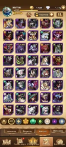 Conta AFK Arena Level 215 e 265M de poder - Outros