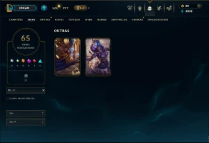Ferro 4 com 150 Champs e 65 Skins - League of Legends LOL