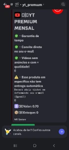 Fornecedores de contas premium do discord - Assinaturas e Premium