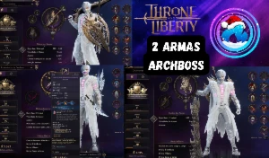 Conta Throne And Liberty Com 2 Personagens Com Archboss