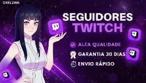 🚀 [MENOR PREÇO] ✨ 1K DE SEGUIDORES NA TWITCH POR R$4,99