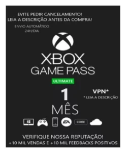 Game pass ultimate 1 mês