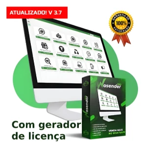 Wasender + Gerador De Licenças V. 3.7.0 Original E Vitalício
