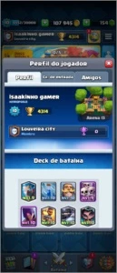 Conta clash Royale lvl 10