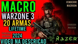 Macro - Call Of Duty Warzone 3 - Mouses Razer (Vitalicio)