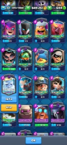Conta Clash Royale - Lvl11- 7500 Trofeus + 644 Gemas