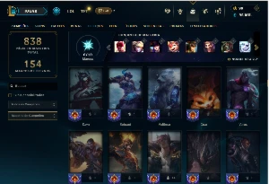 Diamante 3 com TODOS os Champs e 367 Skins (JG / MID / TOP) - League of Legends LOL