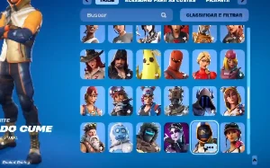 Conta Fortnite com muitas skins No preçinho