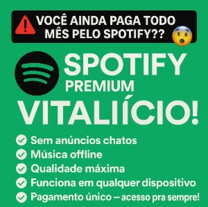 Spotify Vitalício - Premium