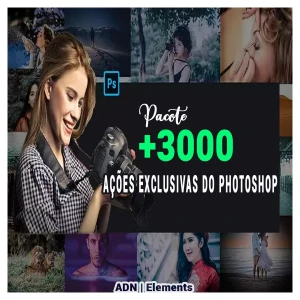 Pacote +3000 Ações Exclusivas do Photoshop