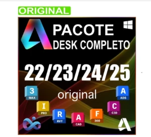 Suite Autodesk completa para Mac/PC Original