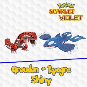 Groudon + Kyogre Shiny 6IVs - Pokémon Scarlet Violet