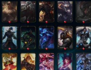 conta league of legends d4 355 skins LOL