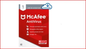 McAfee Antivirus 2025 1 ano para 1 PC, ENVIO NA HORA