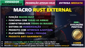 Macro Rust - Todos Os Mauses ✅ 100% Exclusivo E Indetectável - Others