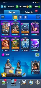 Conta Clash Royale 3.4k Troféus