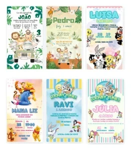 Pack Convites Animados - Others