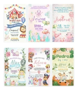 Pack Convites Animados - Others