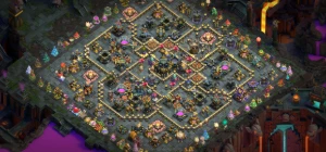 Conta Clash Of Clans Centro de Villa 17 quase full