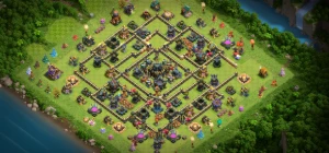 Conta Clash Of Clans Centro de Villa 17 quase full