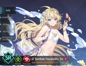 V>Conta Grand Chase Mobile Level 135 + IO Traje de Banho