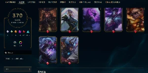 CONTA LOL FULL ACESSO | 370 SKINS| AHRI 60K E JHIN MITICO - League of Legends