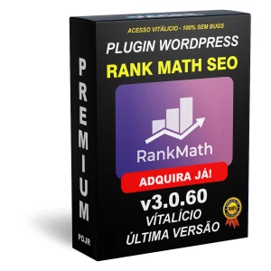 Rank Math SEO Pro v3.0.60 - Plugin Wordpress Vitalício